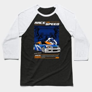 GTR E46 Race For Speed Baseball T-Shirt
